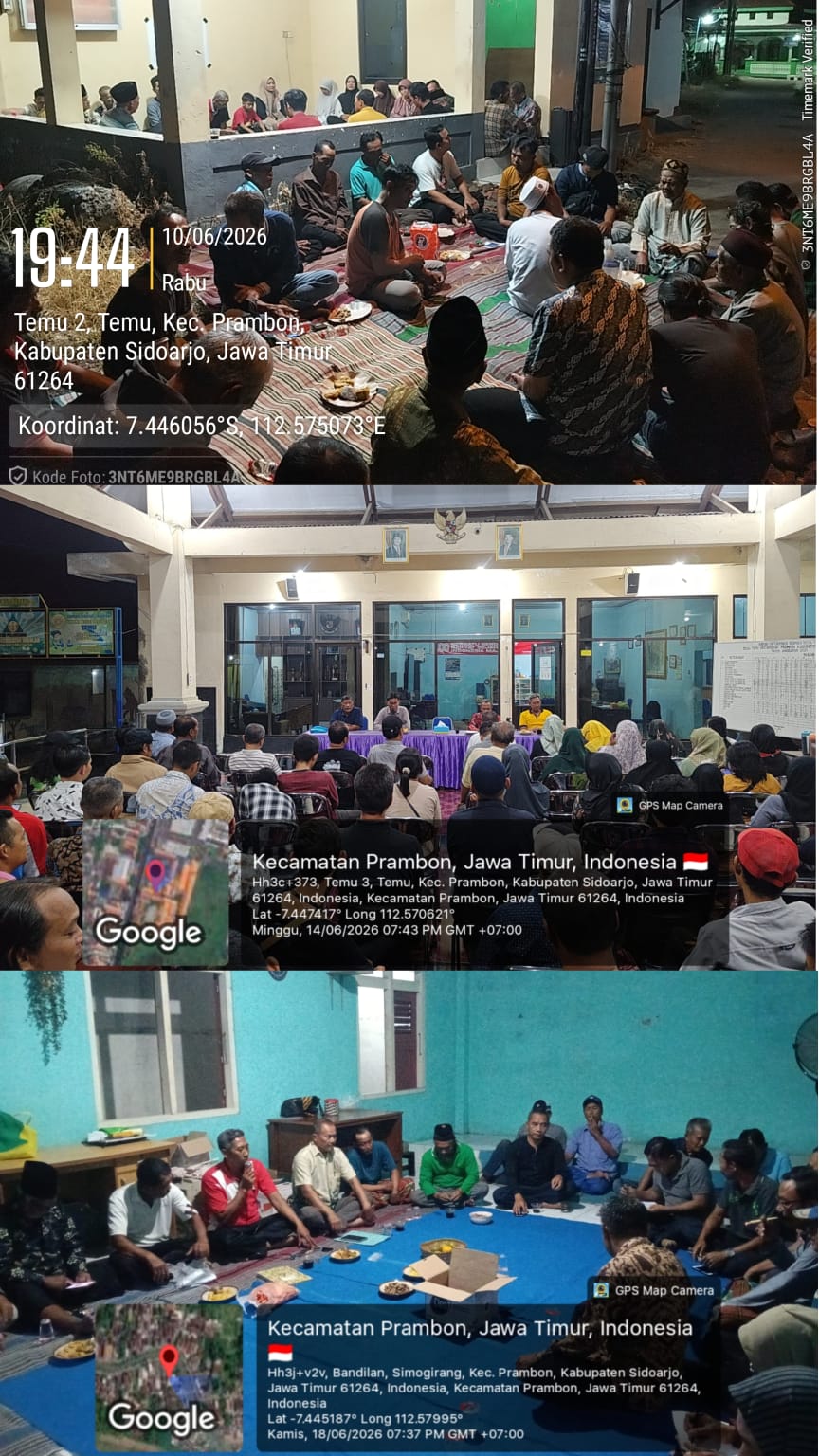 PEMILIHAN KETUA RT DAN RW WILAYAH DESA TEMU - PRAMBON